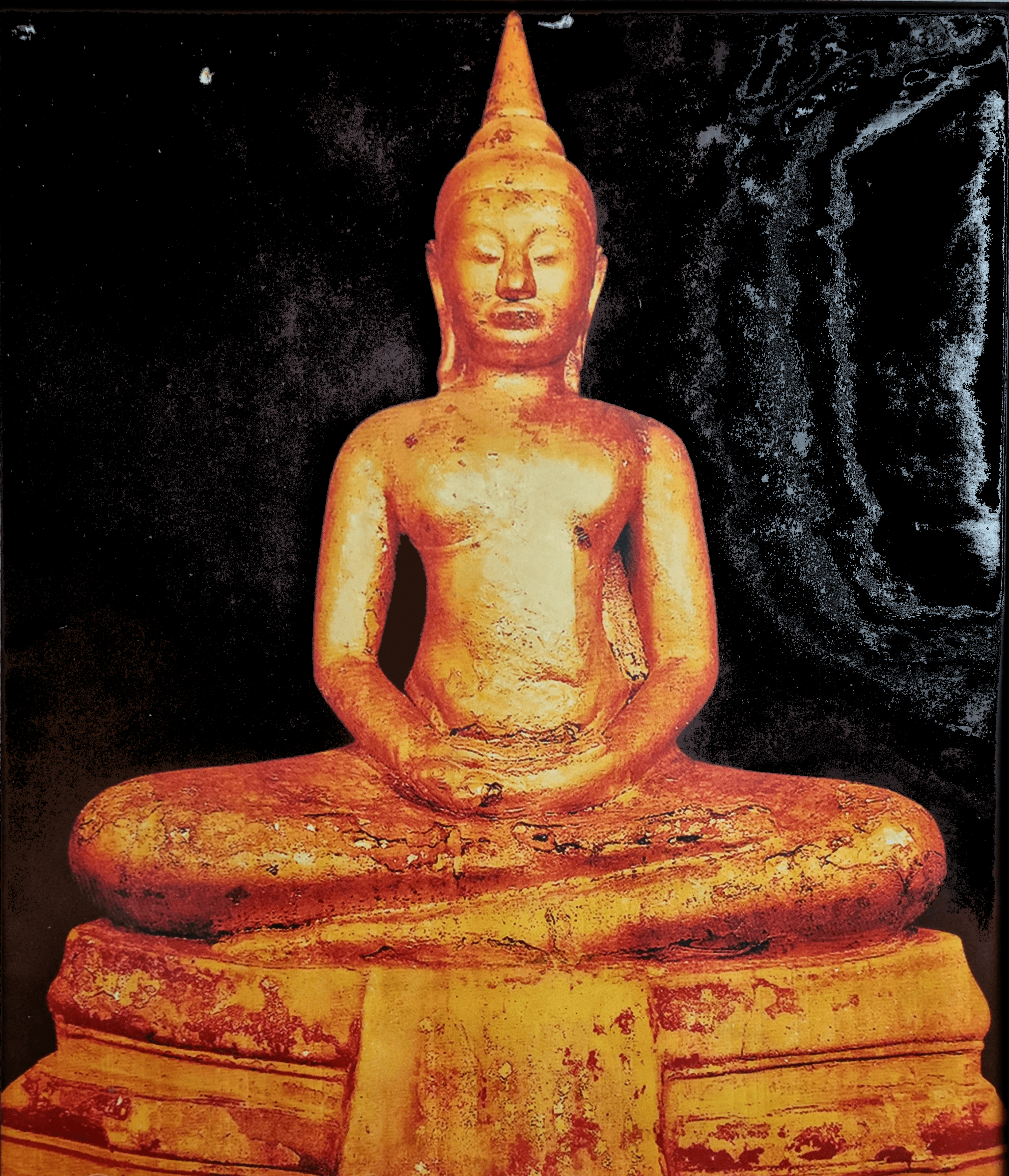 The photo of original Pra Buddha Sothon