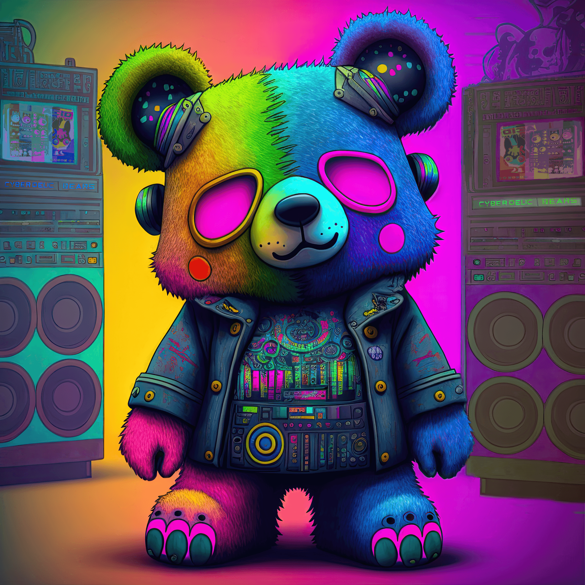 Cyberdelic Bear #16