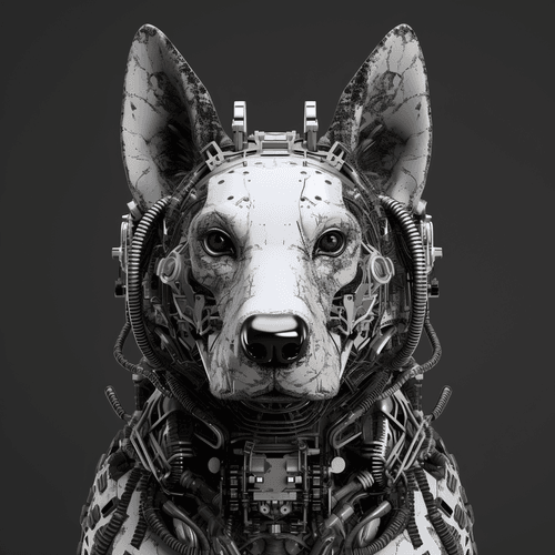 Robotic Steampunk Dog 6
