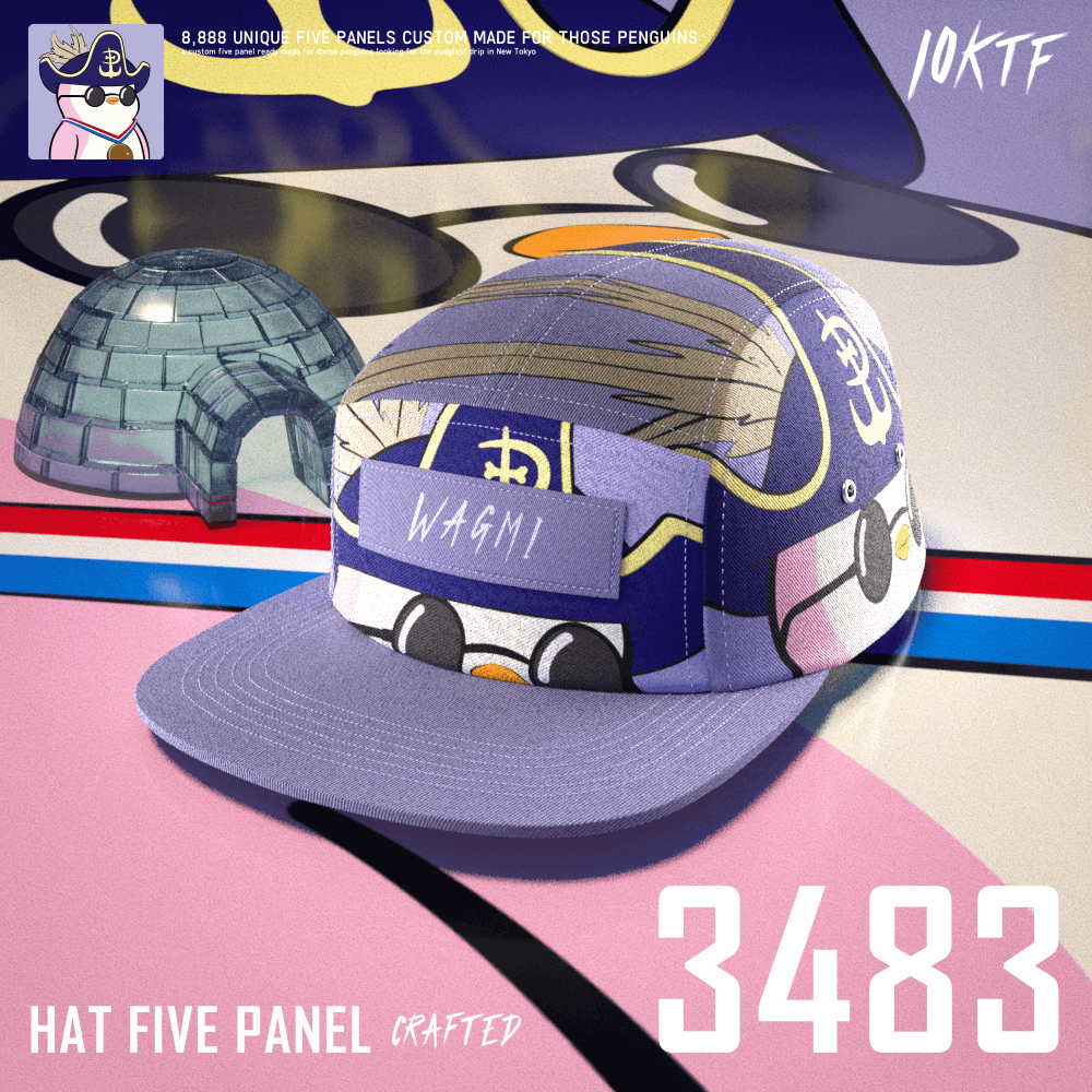 Pudgy Five Panel #3483