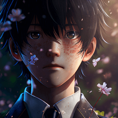 Under Cherry Petals