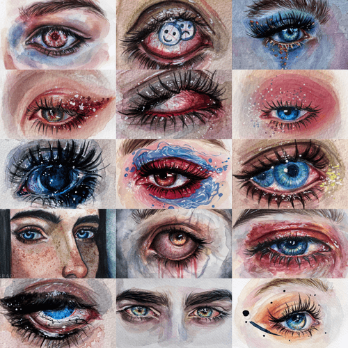 Watercolor eyes.1