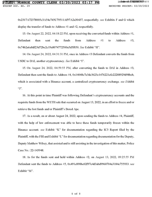 Affirmation - Motion for Order to Show Cause - Page 5