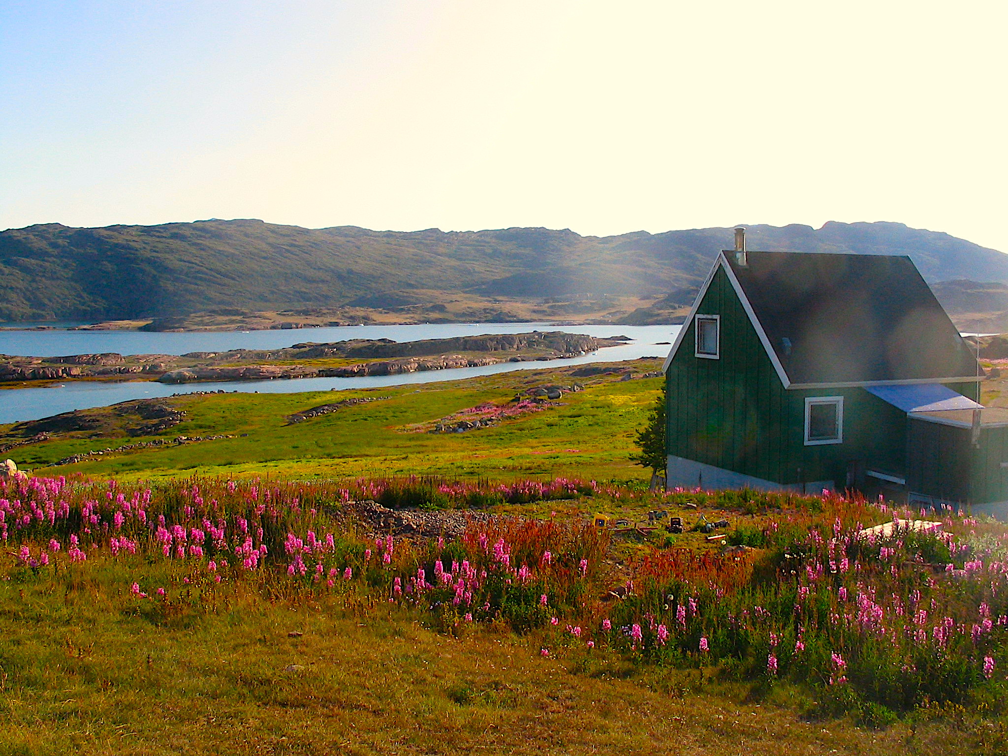 Greenland, grassland.