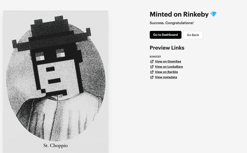 The St. Choppio Book Reservation Token