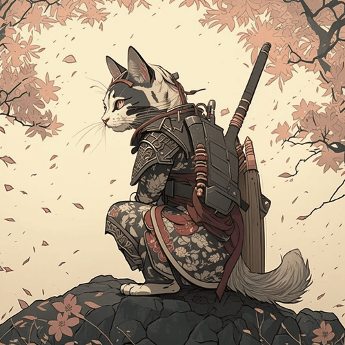 Samurai Warrior Animals #71