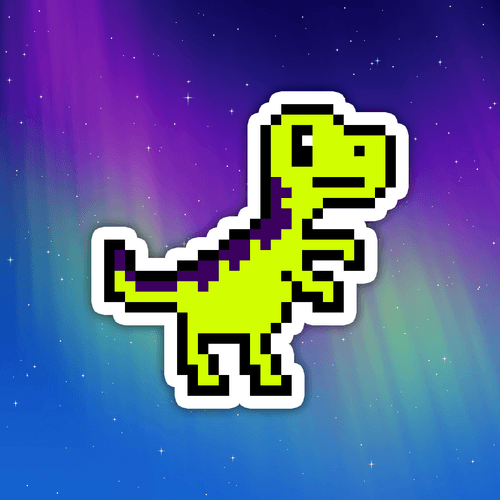 PixelSaurus Rex #0493 [Rare]