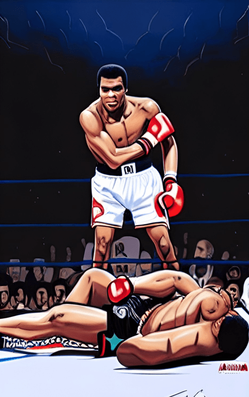 Digital Art Collection of Mohammed Ali by Mr Blacklion