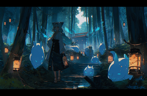 Blue Forest and Spirits
