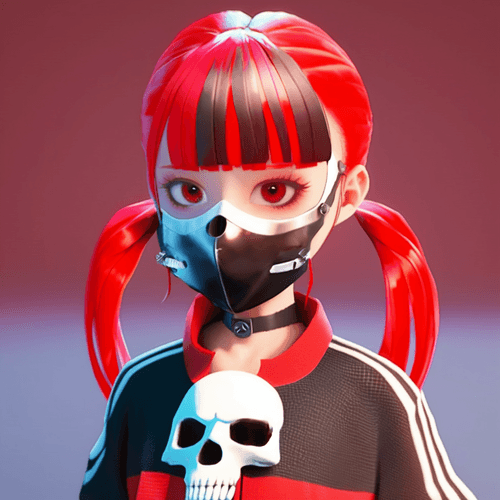 skull girl#20