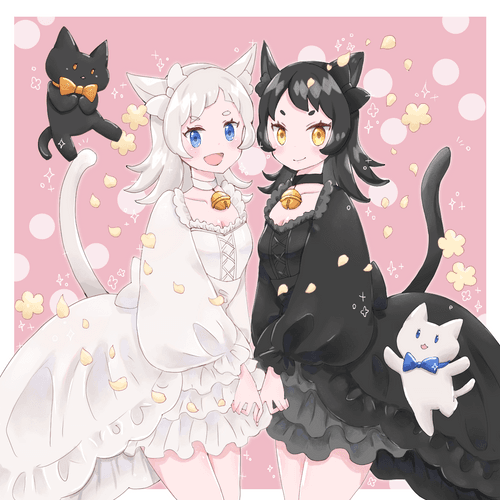 Cat Day Kiki and Nene!