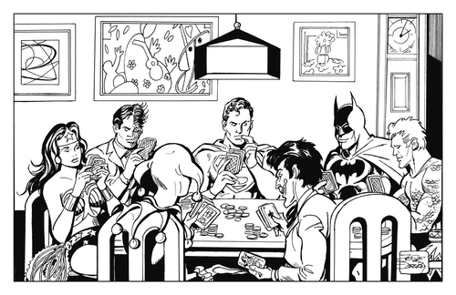 Heroes Playing Poker - Inked Edition #3/10