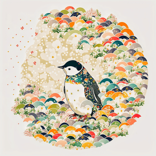 #1 flower penguin