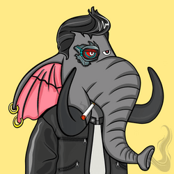 Untamed Elephant #7470