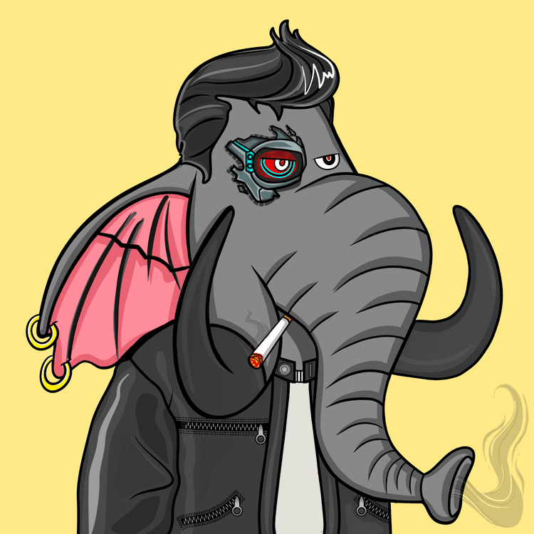 Untamed Elephant #7470