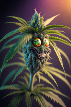 funny characters from marijuana collection image