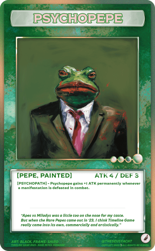 Timeline Game: Rare Pepes #131