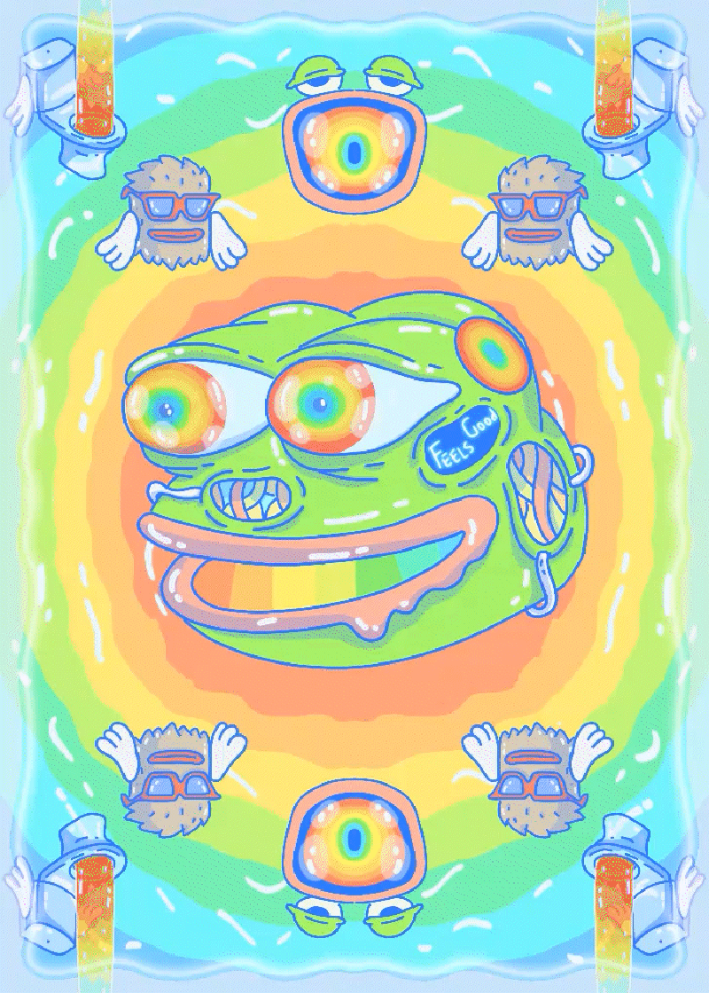 FEELSMAGICAL -- Fake Rare Pepe by Migrating Lines