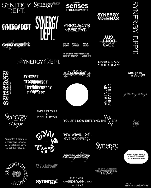 đť’®YNERGY đť’źEPT. // 001