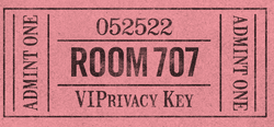 THE ROOM 707 TICKET collection image