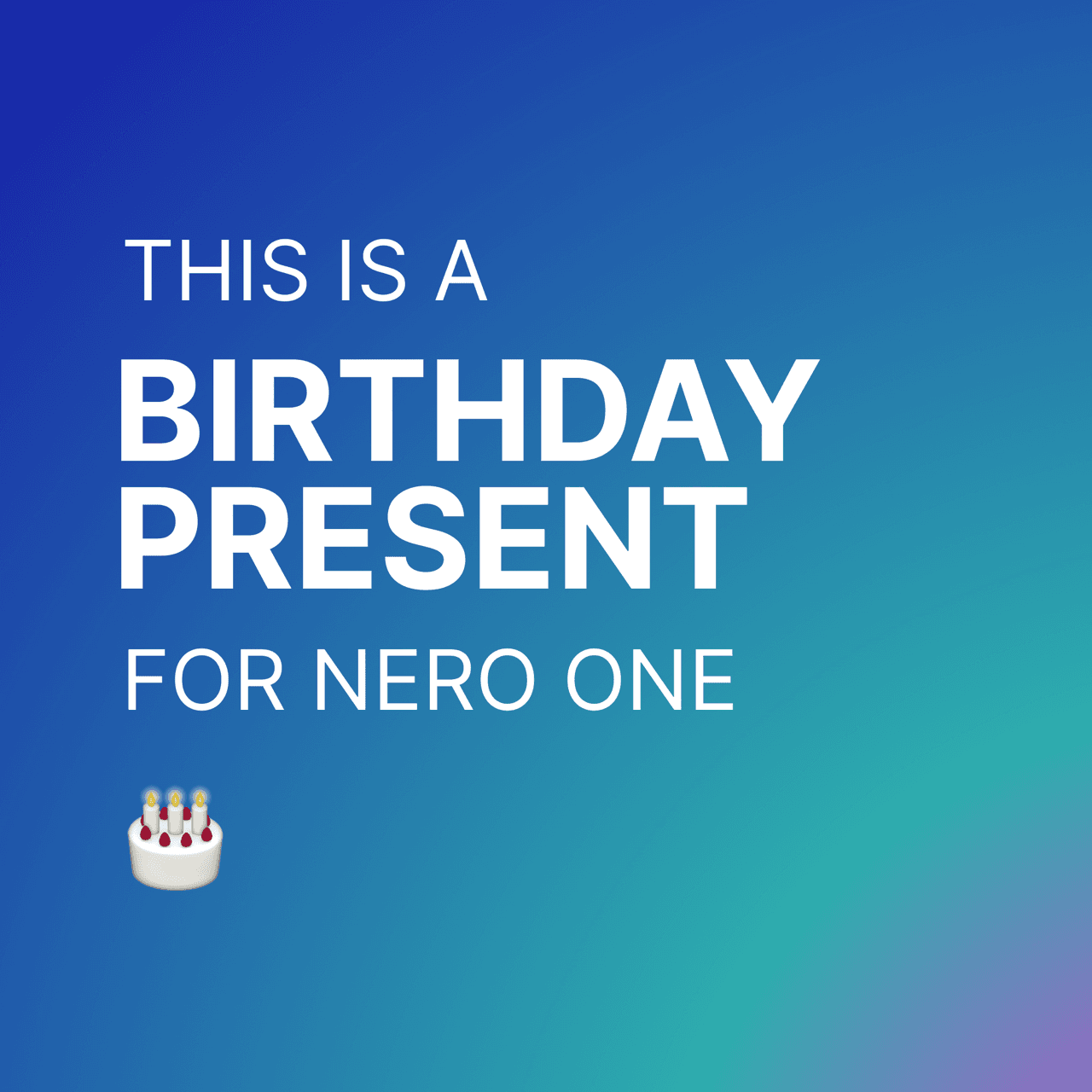 Happy Birthday Nero One! - Collection | OpenSea