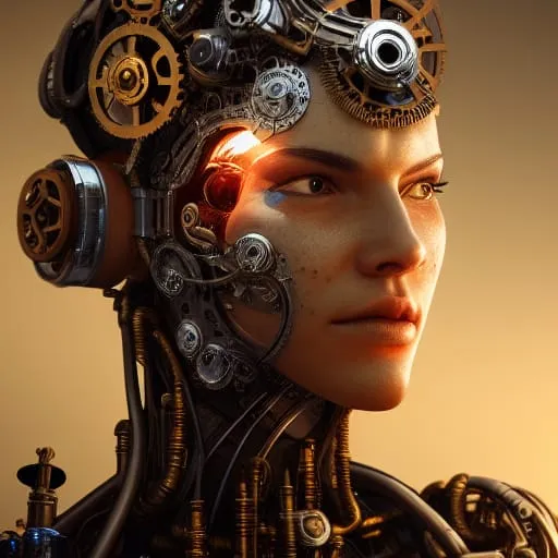 Steampunk Cyborg Heads Up collection image