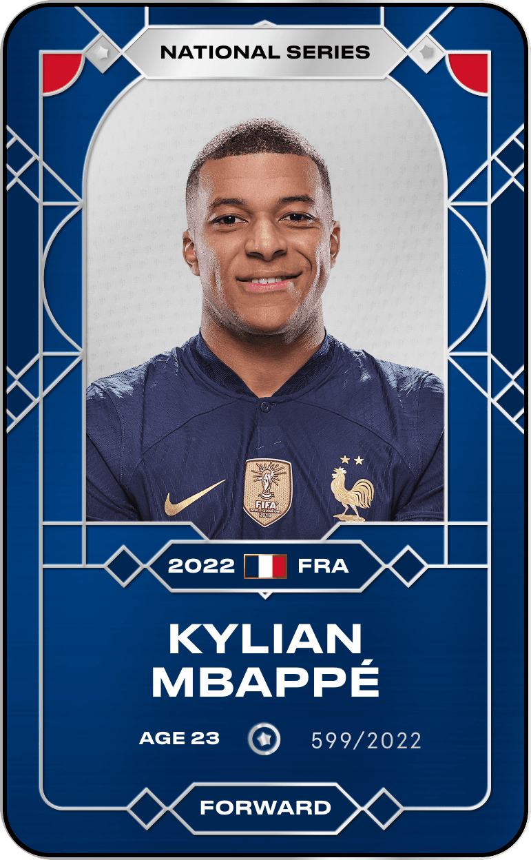 Kylian Mbappé 2022 • Custom Series 599/2022