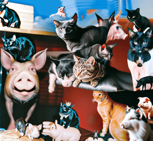 Cats and Pigs