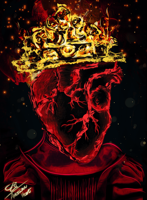 King Red Heart 