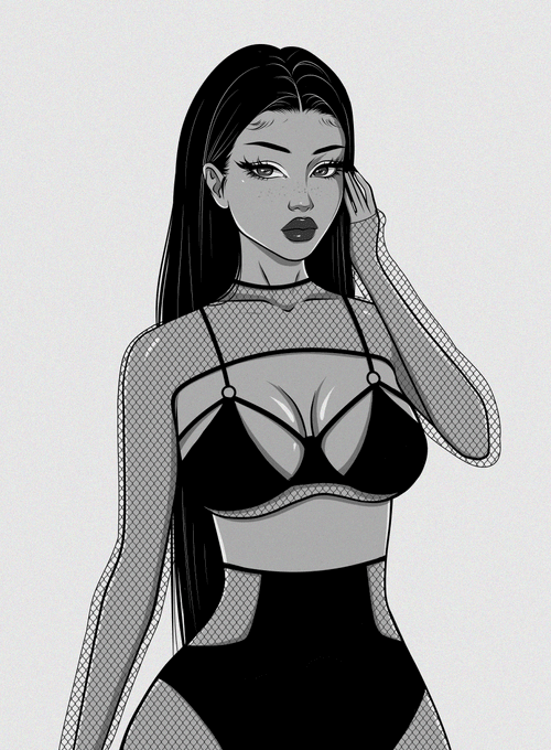 Achromatic Babe #14