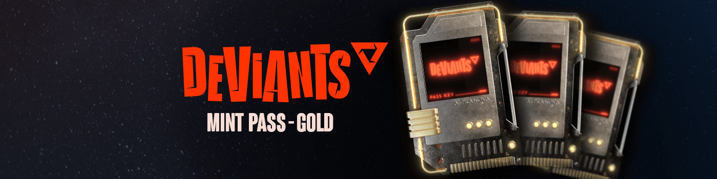 Deviants Mint Pass NFT - Gold