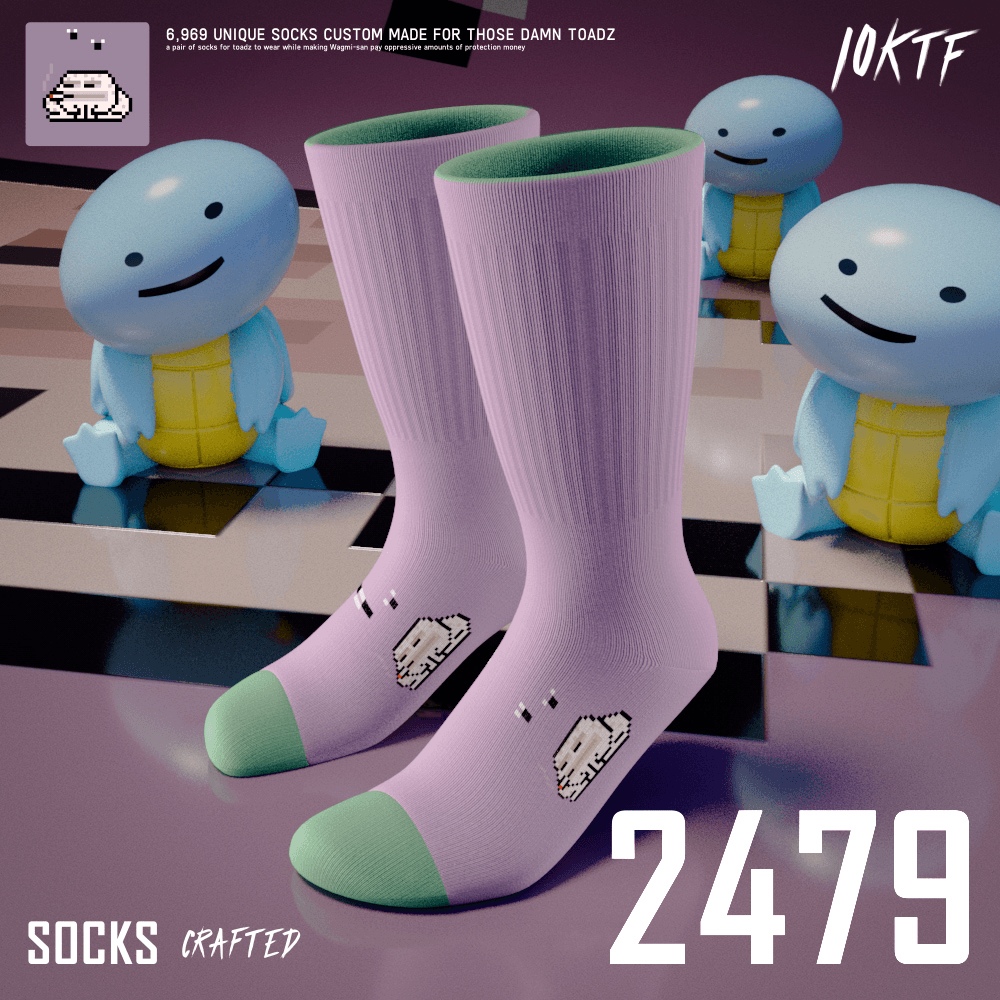 Toadz Crew Socks #2479