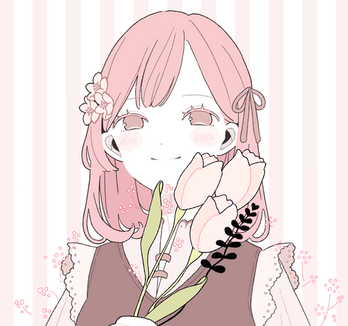 Girls & Flowers #080
