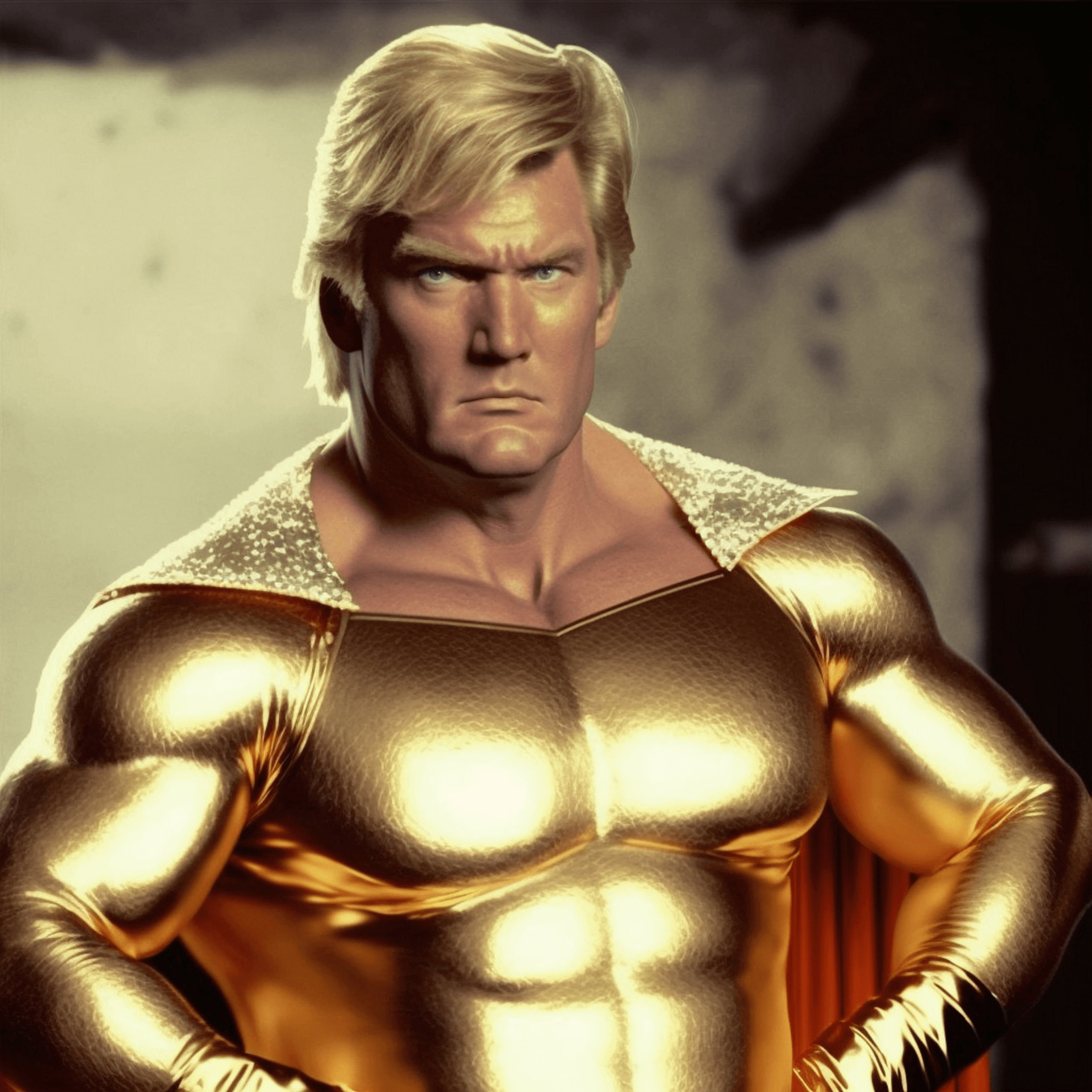 Superhero Gold No. 8 by Sollog