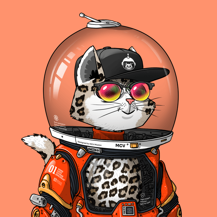 Mars Cat in Spacesuit #1042