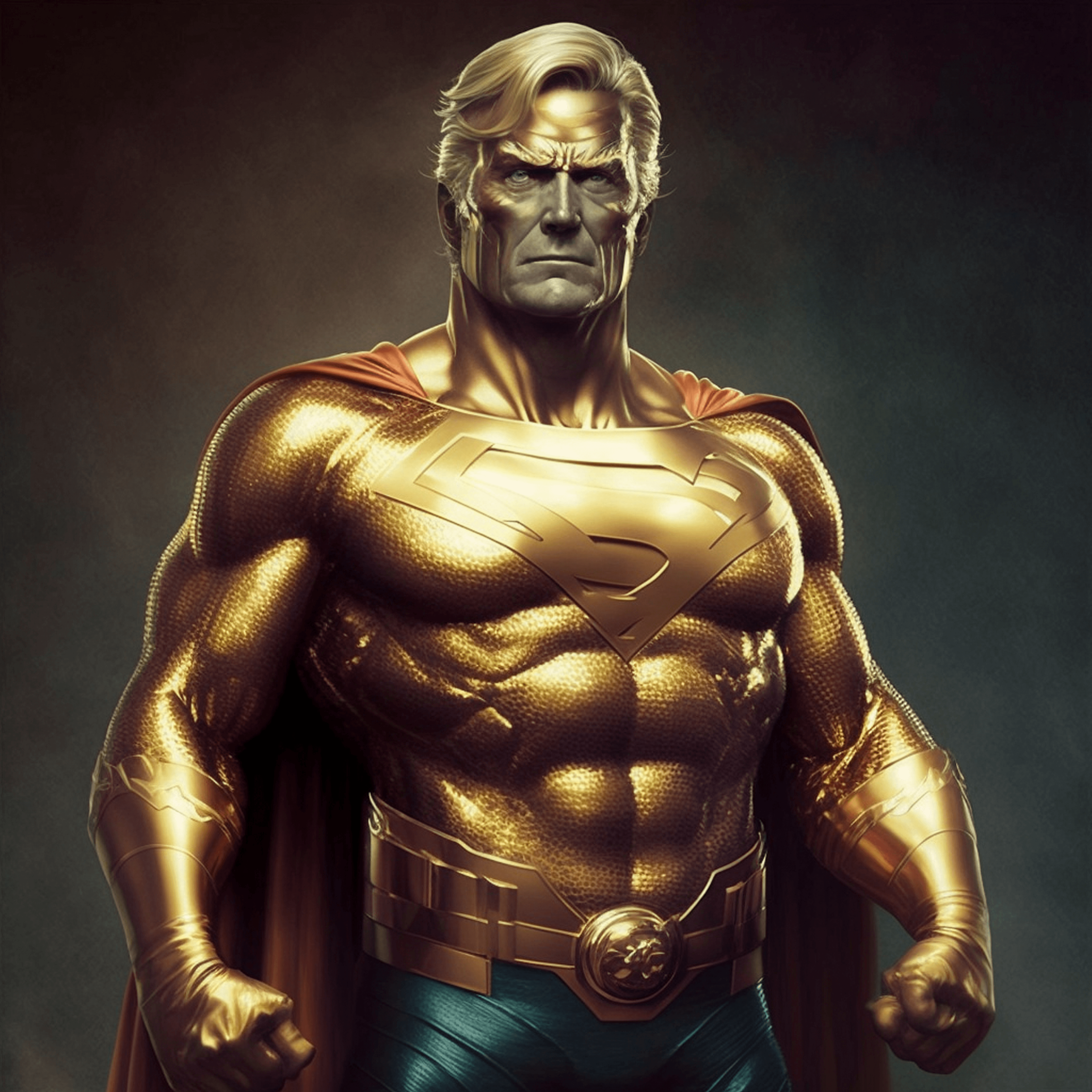 Superhero Gold No. 3 by Sollog