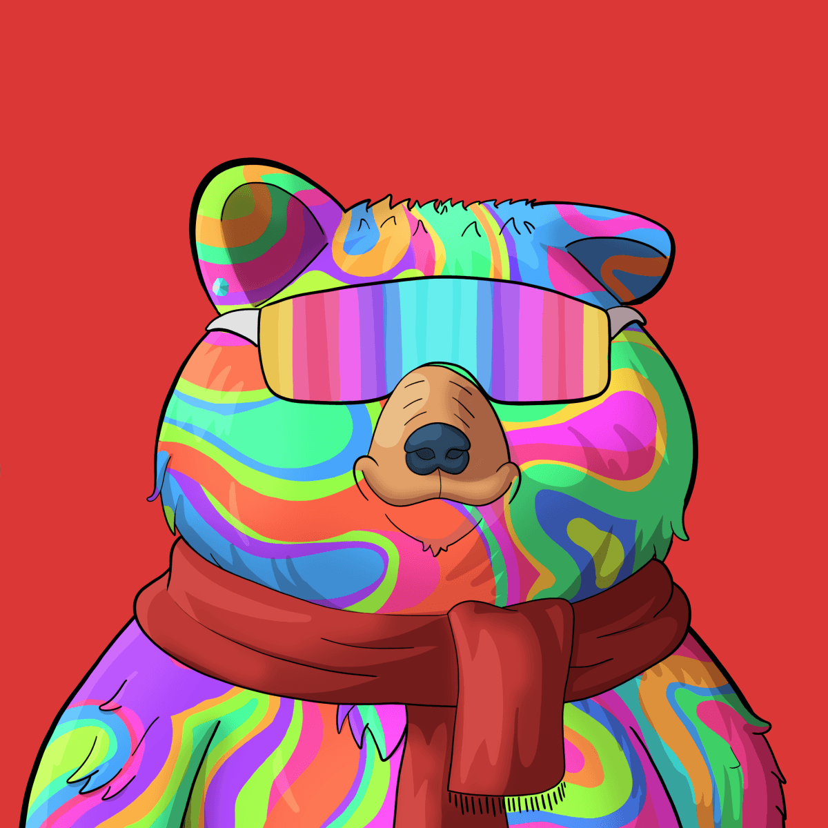 #3103 • Bouncy Tweedy Shroom Bear