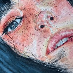 Physical Watercolor portraits collection image