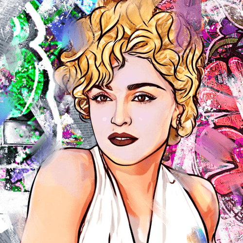 Funny Madonna art