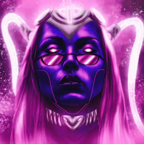 Neon goddess 