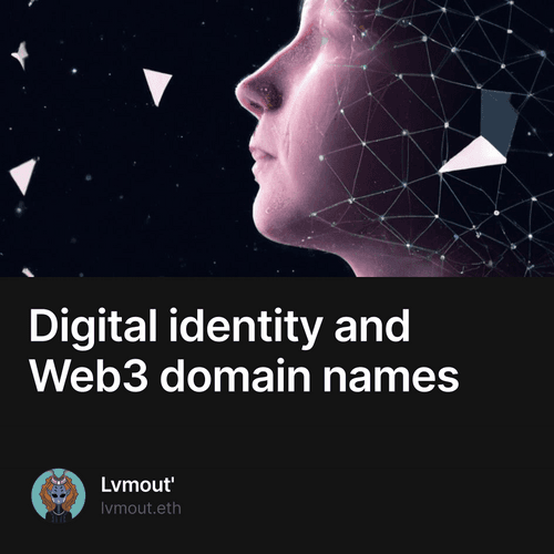 Digital identity and Web3 domain names