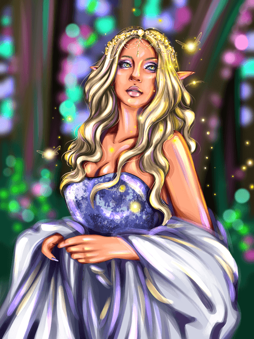 Self-portrait "Forest Fairy"