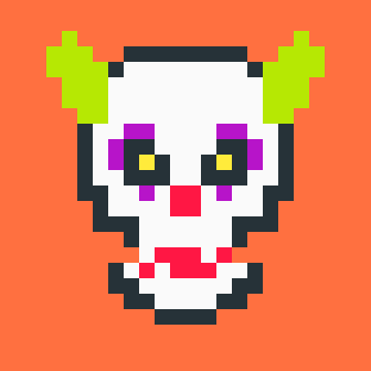 PsyClown CryptoSkull #23