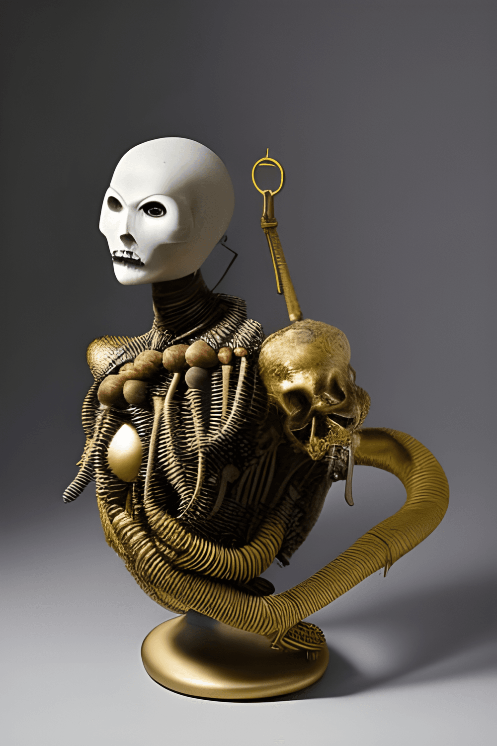 Creepy Collectible 077 - Bust of Princess Goldiskull