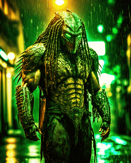 Alien jungle predator