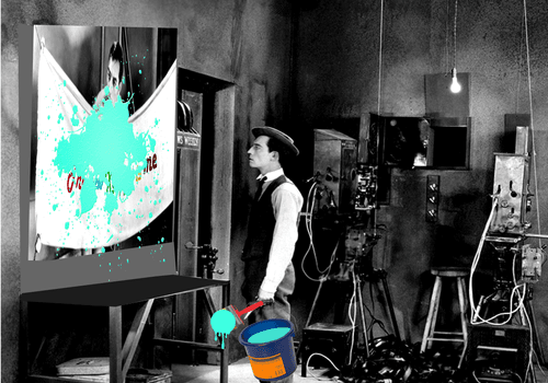  As a political artist, I spread my work to fight against climate change!