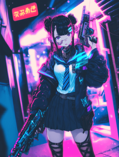 YUMI Cyberpunk girls #022