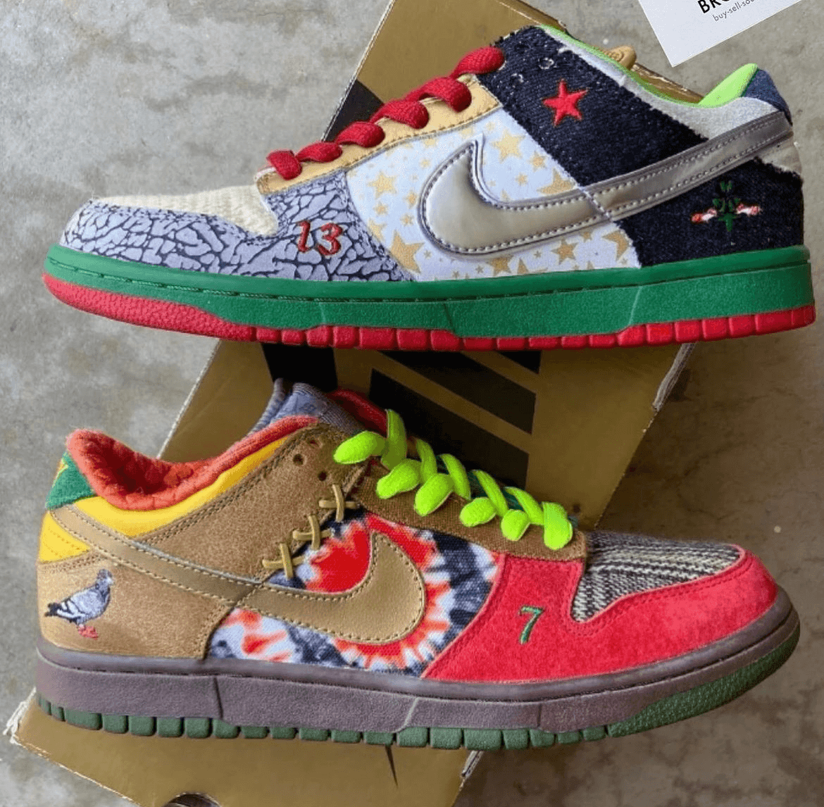 Nike SB Dunk Low What the Dunk (used) - Drip Broker Inventory | OpenSea