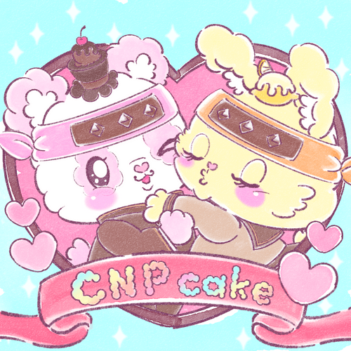 CNPcake #00536 Valentine-Leelee Pink x Luna Lemon