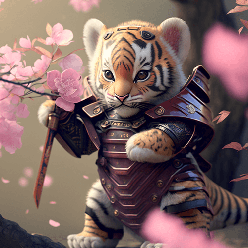 Samurai Warrior Animals #82